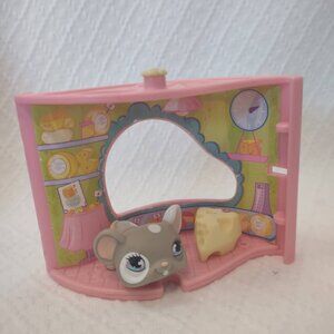 Vintage Littlest Pet Shop #473 Mouse G2 COMPLETE Nook + Cheese